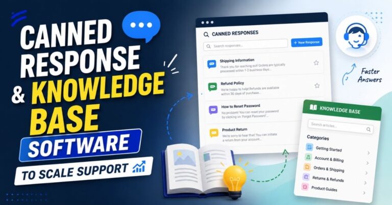 Canned Response & Knowledge Base Software to Scale Support