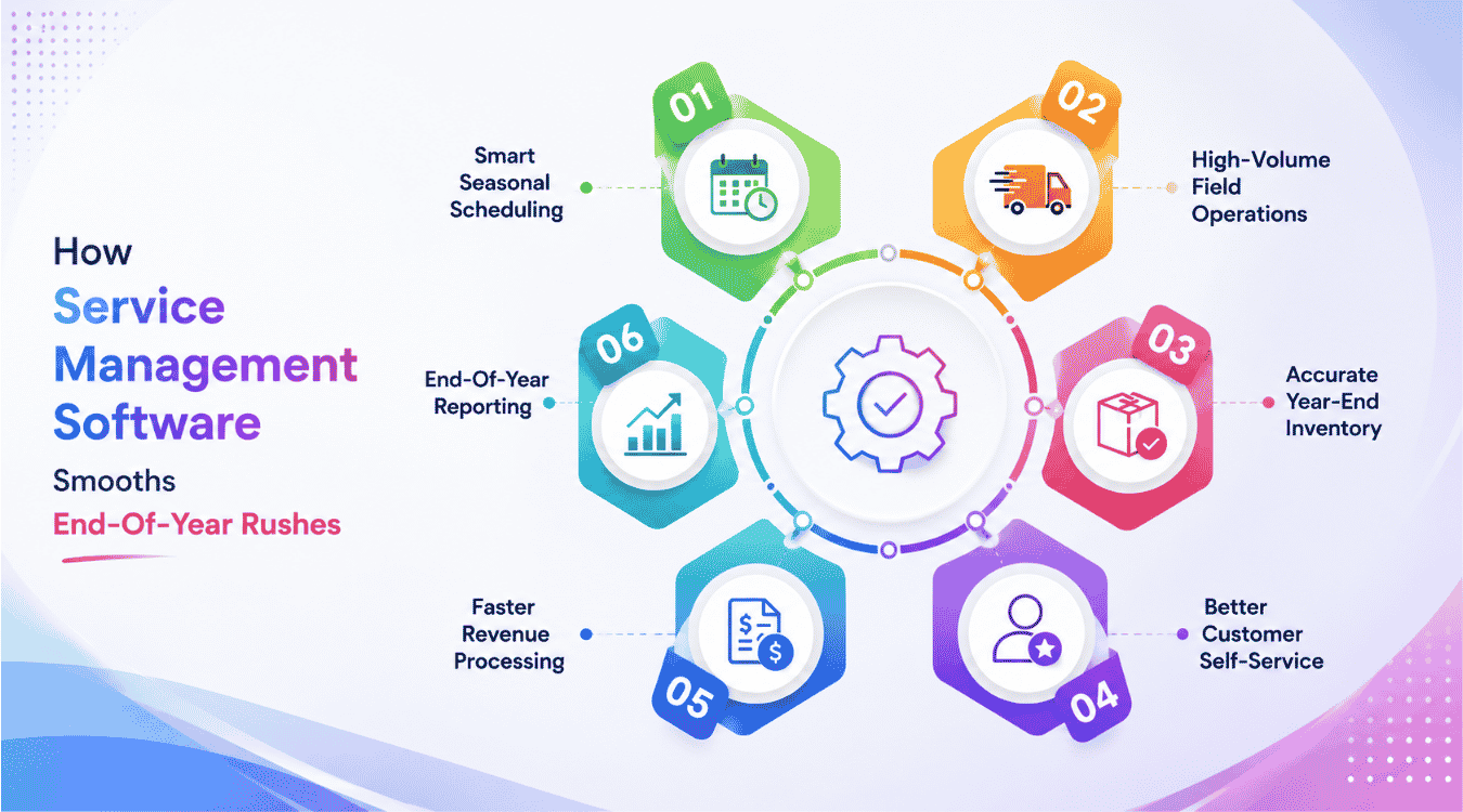 How Service Management Software Smooths End-Of-Year Rushes