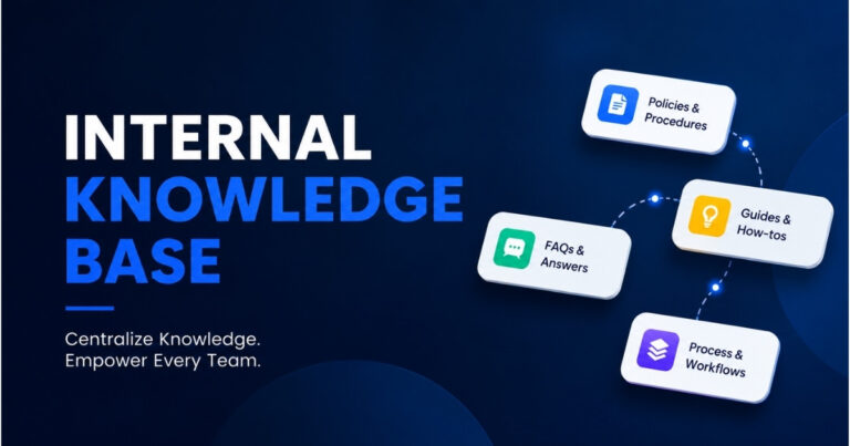 Internal Knowledge Base Explained-A Simple Guide for Growing Teams