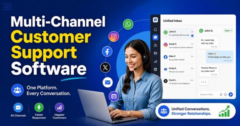 Multi-Channel Customer Support Software for Unified Conversations