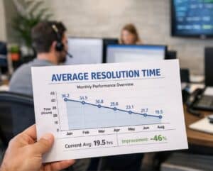Average resolution time