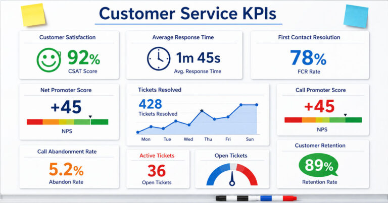 Customer Service KPIs For High-Performance Support Teams