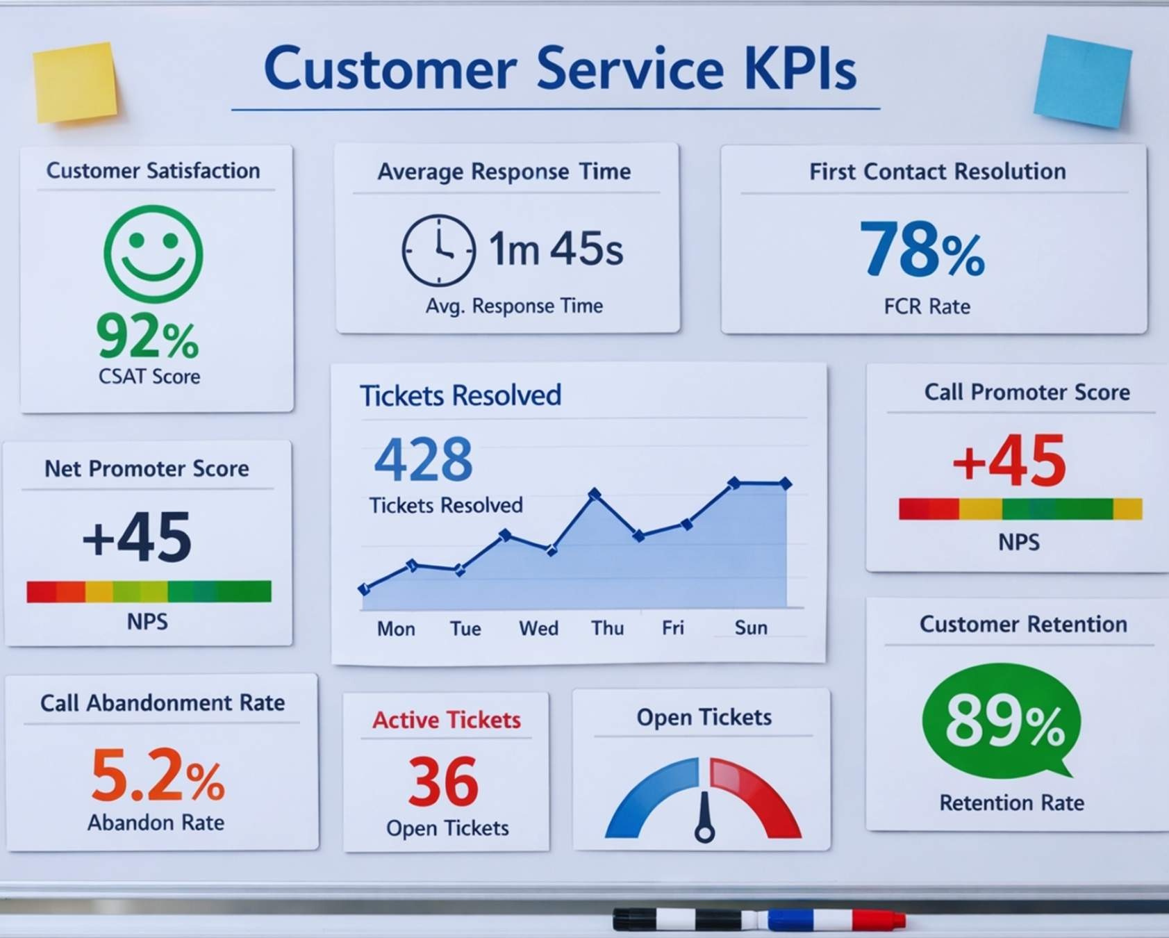 customer service kpis