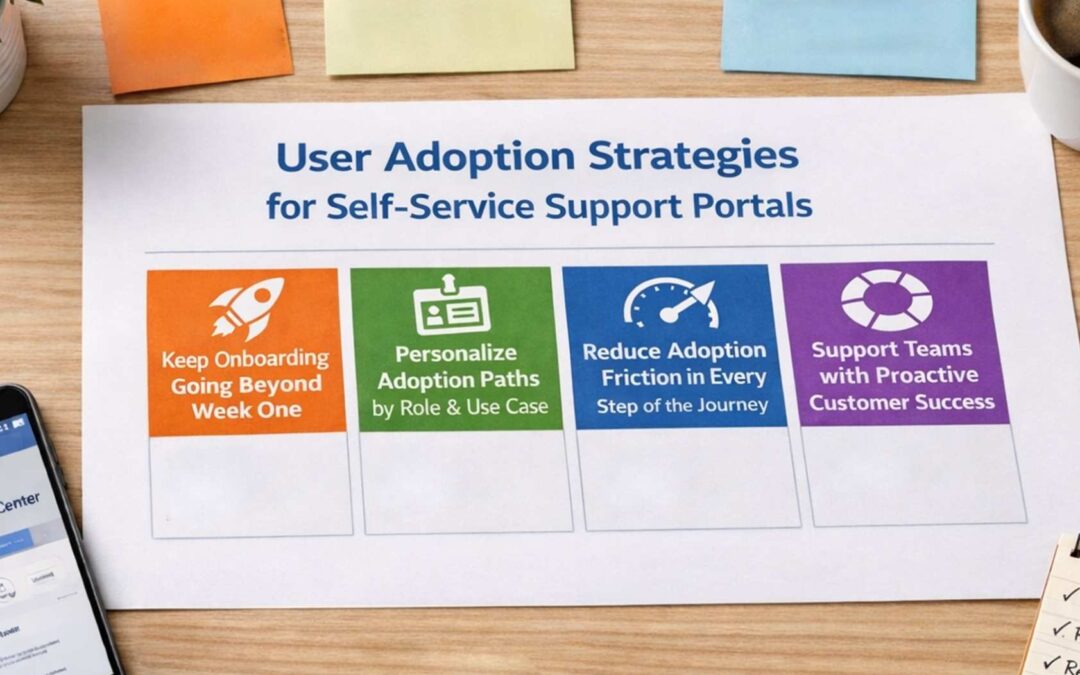 User Adoption Strategies For Self Service Support Portals