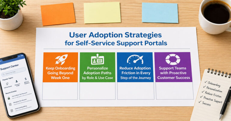 User Adoption Strategies For Self Service Support Portals