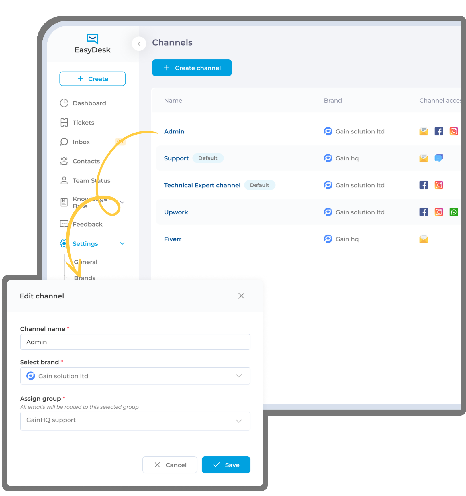 Multichannel Support
