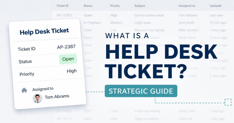 What Is A Help Desk Ticket? Strategic Guide For Customer Support