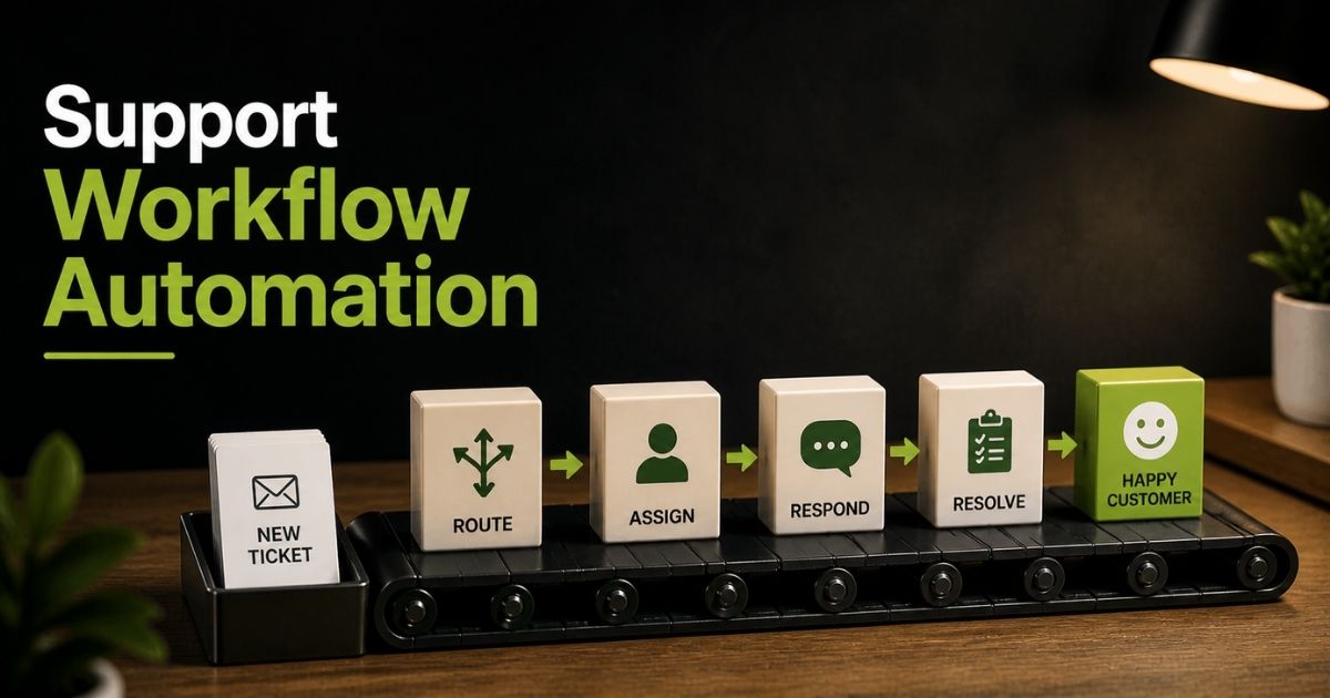 Support Workflow Automation In EasyDesk For Structured, Consistent Support