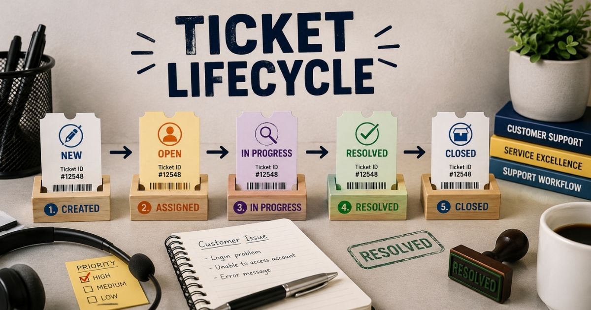 Ticket Lifecycle Explained For Customer Service Teams