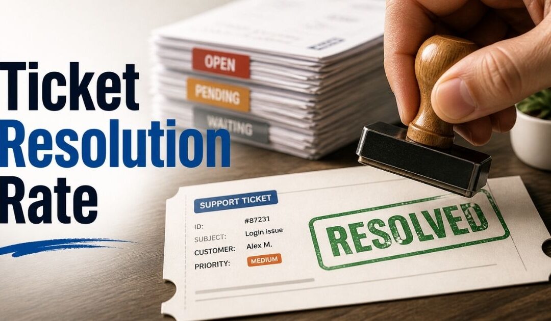 Ticket Resolution Rate Improvement Strategy For Faster Support
