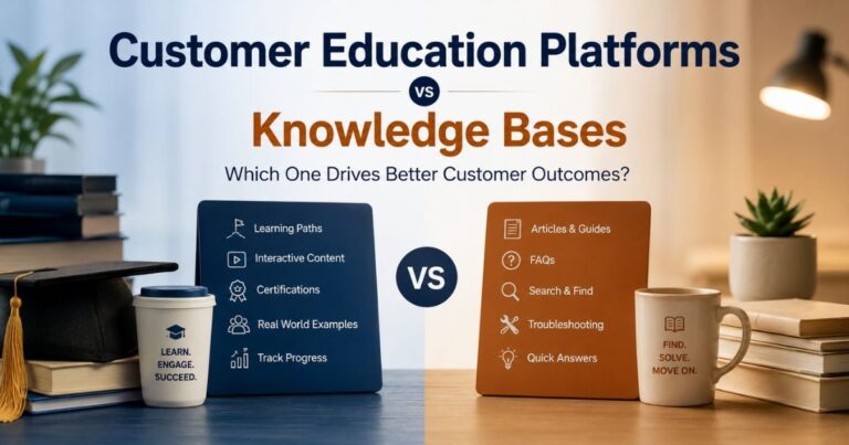 Customer Education Software Vs Knowledge Bases: What SaaS Teams Need