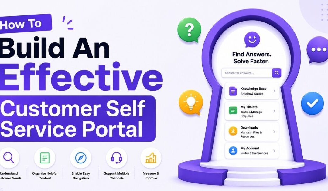 How To Build An Effective Customer Self Service Portal