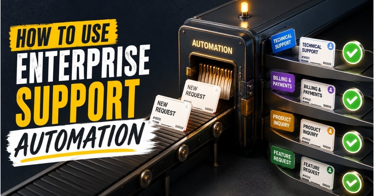 How To Use Enterprise Support Automation