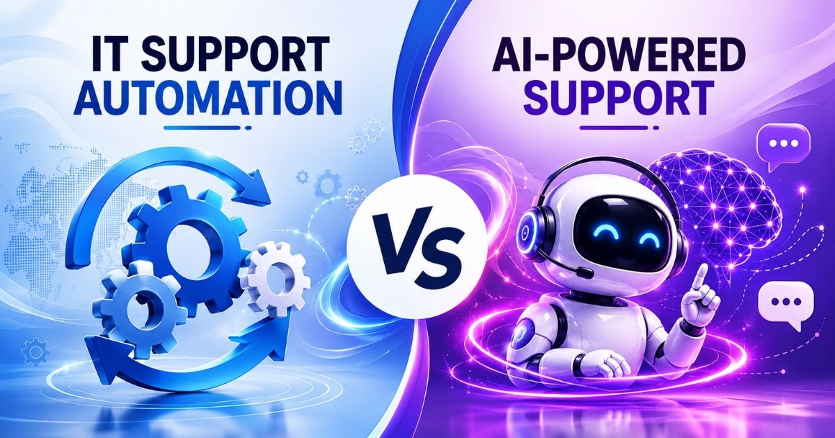 IT Support Automation Vs AI-Powered Support