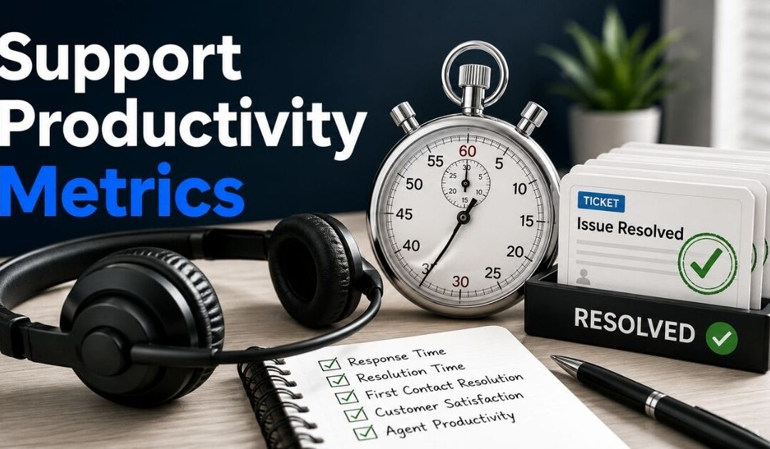 Support Productivity Metrics: How To Measure And Improve Team Efficiency
