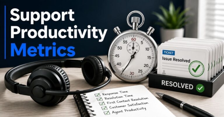 Support Productivity Metrics: How To Measure And Improve Team Efficiency