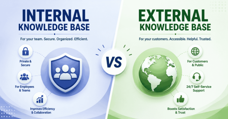 Internal Knowledge Base vs External: Which One Does Your Team Need First