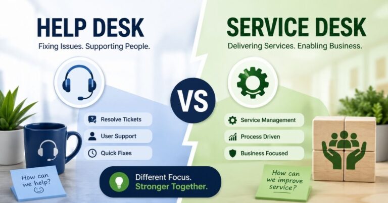 Help Desk Vs Service Desk: Key Differences And Which One You Need