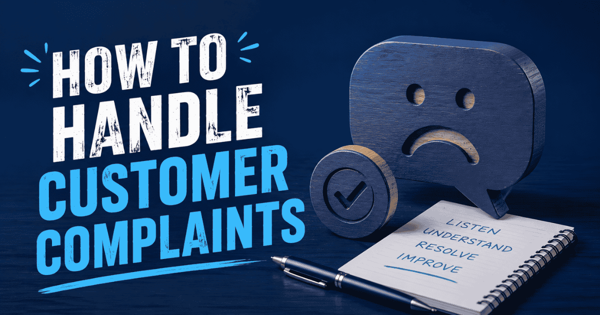 how to handle customer complaints