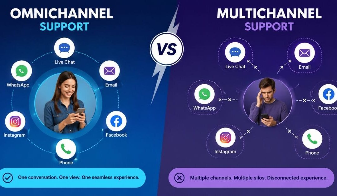 Omnichannel vs Multichannel Support: Why Most Teams Get This Wrong